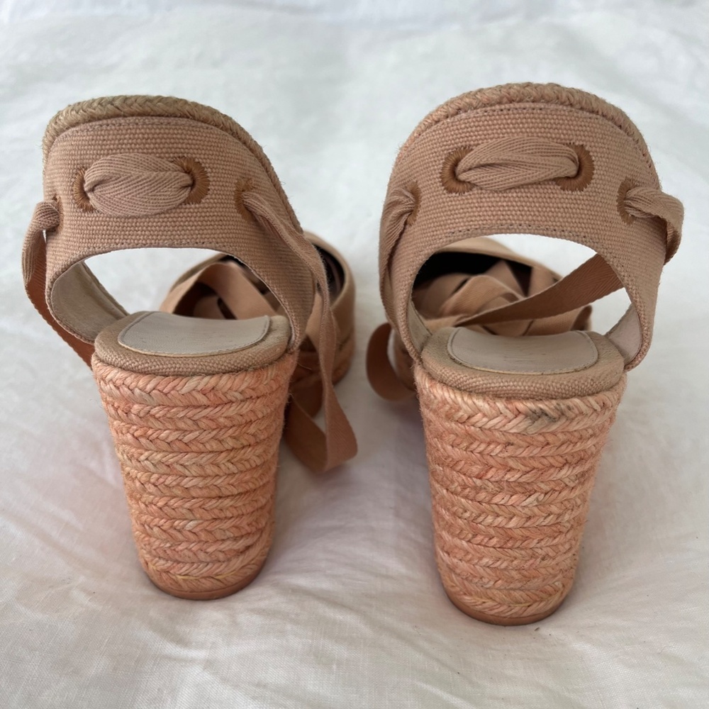 Stuart Weitzman Espadrilles, Dusty Rose, Size 9.5… - image 4